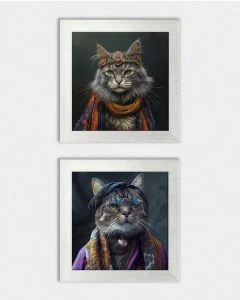 Posterset 'Hippycats B3' - 2 Poster