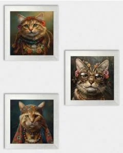 Posterset 'Hippycats C2' - 3 Poster