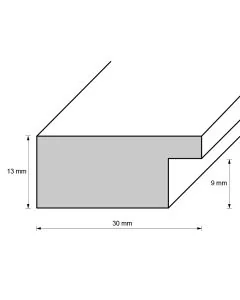 Holzrahmen D292 rotbraun