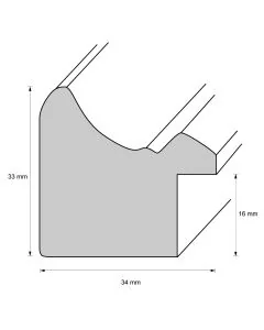 Holzrahmen D3560 Silber