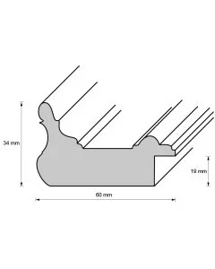 Holzrahmen D601 hellgrün-schilf