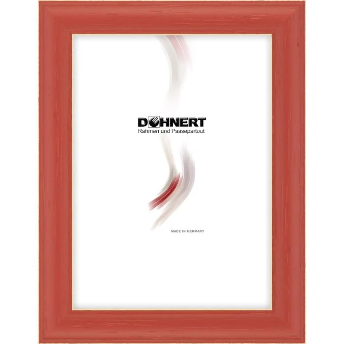 Holzrahmen D232 natur-orientrot