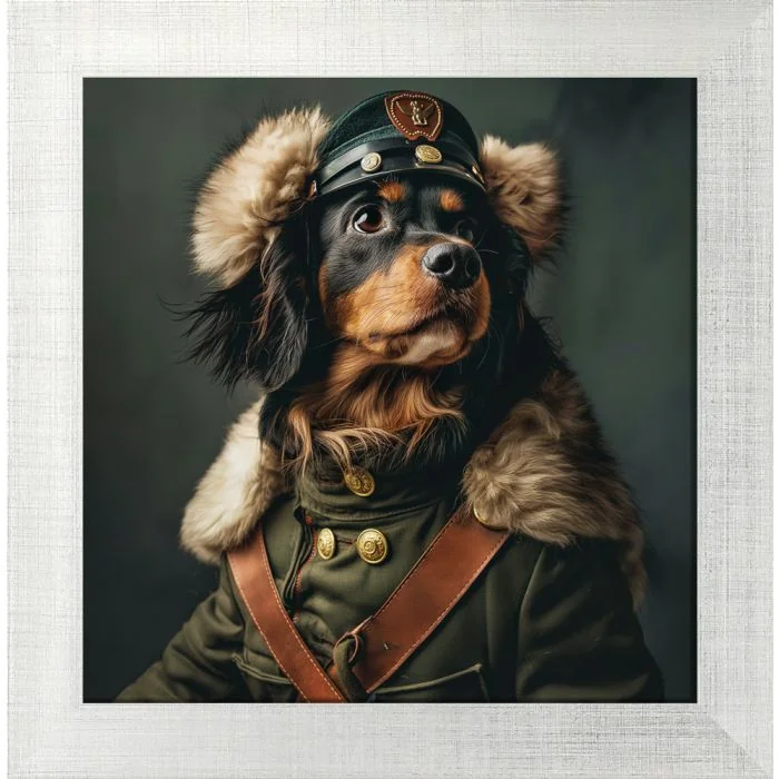 Poster mit Motiv 'General Hund 12'