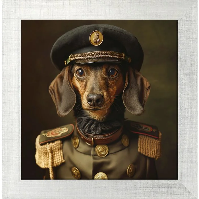 Poster mit Motiv 'General Hund 1'