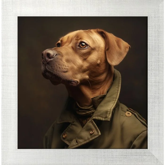 Poster mit Motiv 'General Hund 8'